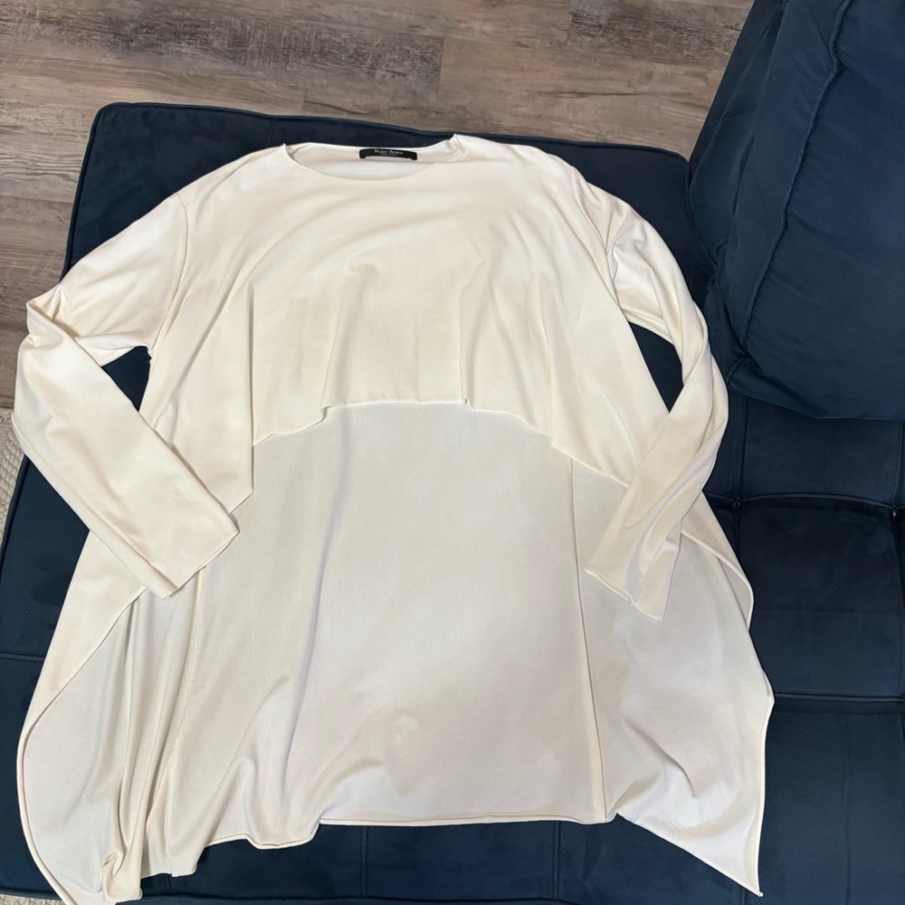 Elegant‎ Cream Women's Tunic Top